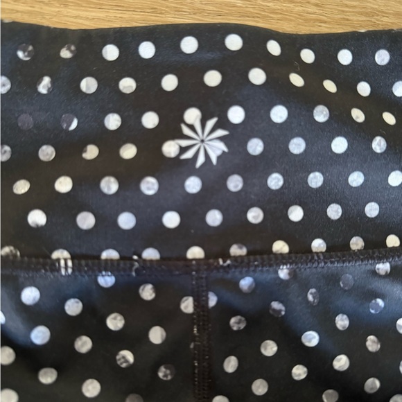 ATHLETA Women’s Crystal Chaturanga Reversible Polka Dot Leggings Size Medium - Picture 5 of 6